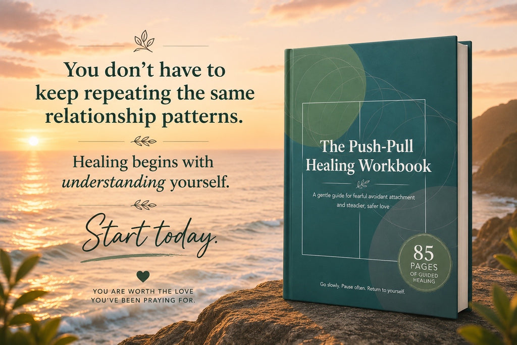 The Fearful Avoidant Healing Workbook 85 Pages to Break the Push-pull Cycle & Build Secure Love